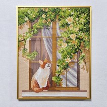 보석십자수 액자 프레임 25x25 30x30 30x40 40x40 40x50 45x60 50x70 알루미늄 17종 (십자수 미포함), 무광 그레이