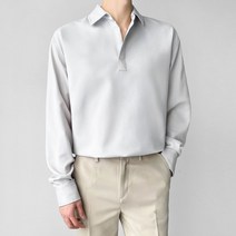 어반플리커 노버튼 기본 카라 셔츠(8992LK)