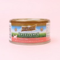프린세스 프리미엄 엑설런스 고양이 주식캔 70g, 36개, 치킨튜나 앤 살몬