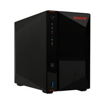 ASUSTOR NIMBUSTOR 2 AS5202T 2 베이 NAS 키트 전문 및 배급자 용 Intel Celeron 듀얼 코어 CPU 2GB RAM 듀얼 2.5GbE HDMI USB 핫 스왑 3 년 보증