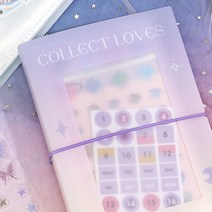 [당일발송]그라데이션 인스 인생 네컷 앨범 사진 포카 포토북 포토카드 포토 앨범 스티커 엽서 콜북 콜렉트북, 하나만구매할게요, 핑크