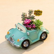 [ROOGO 루고 화분] 떠나요 오픈카 카페소품 인테리어소품 커피숍소품 원예소품 원예수업