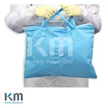 KM 크린룸 실험실 방진 무진 위생 가방 백 화이트