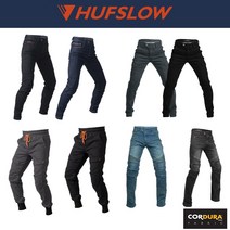 HUFS 281 케블라 아크틱 기모 오토바이 라이딩진 팬츠, S(28), CE LEVEL 1, 블랙