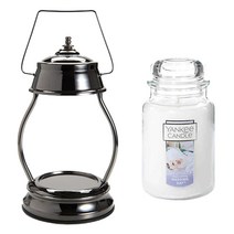 미트라샵 미트라 캔들워머+양키캔들 라지자 SET, 흑진주+웨딩데이