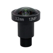 AFBEST 단일 보드 카메라 렌즈 3.2mm 1200만 화소 HD 네트워크 CCTV 액세서리, 검정