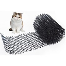 철망 울타리 휀스 맷돼지 개 닭 염소 펜스 200x30cm 구충제 애완 동물 억제 장벽 고양이 스파이크 가시 그물 가시 스트립 파기 중지 플라스틱 정원 보호 메쉬, 30x200cm