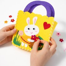 기타 바보사랑[민화샵]펠트 가방 만들기 퀼트패키지, 토끼UDOFB0071