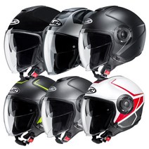 HJC i40 선바이저 오픈페이스 헬멧, 4-i40 CAMET MC4HSF, XXL