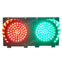 LED 신호등 비상 깜빡이 200/300/400mm 교통 주차장 운전 학교 건설 조명 모듈, 300mm12V 입력 전원 주기 표시등