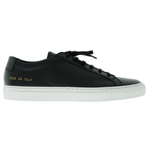 (정식매장판H) COMMON PROJECTS 22FW 커먼프로젝트 아킬레스 로우탑 화이트솔 블랙 스니커즈 1658 7547