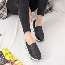 로딘스타 발편한 여성 통굽 키높이 슬립온 운동화 단화 브롤리