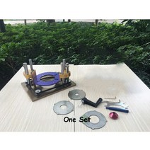 전기 목재 밀링 트리밍 기계 라우터 플레이트 목공 조각 리프트 플립 작업대용, One Set