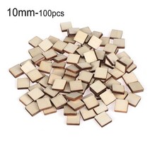 라운드 미완성 나무 조각 원 빈 상패 공예 프로젝트 게임 파티 용품 건물 모델 3/5/10 개, 27 10mm-100pcs