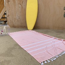 순면 다용도 비치타올, 코랄