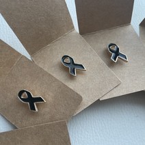 조문 추모뱃지 브로치 검사 뱃지 변호사 국회 감성 블랙 리본 빼찌 베찌 브러찌 소품 애도