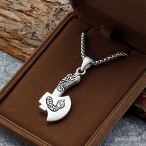 남성 토마 호크 목걸이 패션 성격 목걸이 커플 타이드 머니 체인 넷 레드 목걸이 여성 목걸이