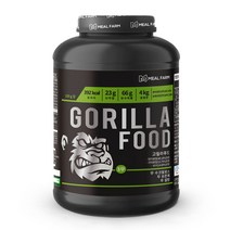 밀팜 고릴라푸드 단백질보충제 벌크업 게이너 프로틴 단백질 식물성 동물성 쉐이크 4kg, 1통