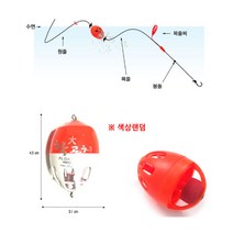 맥상사 학공치 던질찌 카고 밑밥 갯바위 워킹, B형, 1개