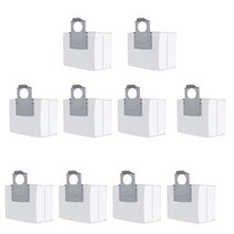 [호환] roborock q7 maxq7 max+ t8 s7 maxv 진공 청소기 액세서리 먼지 봉투 roborock q7 max 수집기 세트 교체 부품, 10개