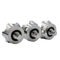 3 조각 삼각대 스파이크 삼각대 스테인레스 스틸 3/8 인치 매화 벚꽃 손톱 풋 스파이크 Gitzo RRS Benro 등에 적합합니다., 보여진 바와 같이, 하나