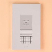 슈프림 노트패드 메모패드 화이트 A5 _ 2027422EA, 쿠팡2보글보글 본상품선택