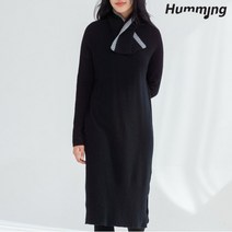 에레디타 캐시미어 모크넥 니트원피스 블랙