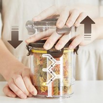 크기조절 보관용기 퍼즐락, S사이즈 1개 + M사이즈 1개 (총 2개)