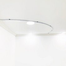 Elyne 슬림 라운드 커튼레일 휘어지는 곡선레일 소형