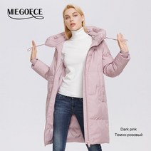 여성 중딩 패딩 중기장 롱 겨울 코트 간단한 패션 자켓 전문 파카 겨울 코트