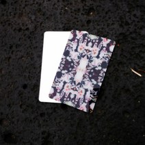 [SHUN]일러스트 카드거울 포켓거울 ART CARD MIRROR, 블랙
