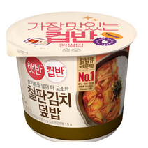 햇반 컵반 볶은 김치 덮밥, 247g, 18개