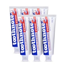 투스노트 수분테라피 치약 자몽향 100g x 6개입, 없음