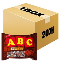 롯데 ABC초콜릿 20봉, 72g, 20개