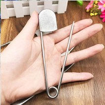 수예용핀 초대형 안전핀 스테인레스 스틸 걸쇠 스카프 담요 스커트 킬트 니트 직물 공예 DIY 바느질 도구 7, 한개옵션0