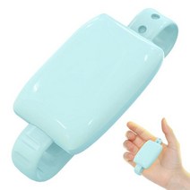 사무실온풍기 캠핑용 미니히터 미니 핸드 참신하고 세련된 소녀 휴대용 귀여운 포켓 야외 캠핑 스키용, 1.Blue