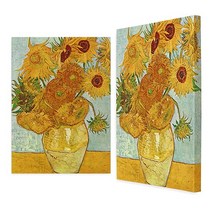 유아트 고흐 해바라기 세계명화 대형 48.5 x 67cm 실제 명화같은 질감처리