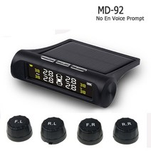 타이어 공기압 태양열 스마트 자동차 디지털 압력 모니터 시스템 tpms 보안 경고 고온 경고 외부 센서 md55, md92