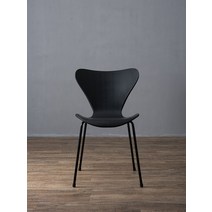 프리츠한센 세븐체어 다이닝 의자 북유럽 오마쥬, 핑크  블랙 다리