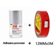 테이프 1 pcs 3M 94 접착 프라이머 촉진제 10ML 접착력 증가 자동차 포장 적용 도구 용 스타일링, [06] D Sets, [01] 3M