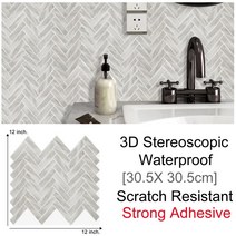 3d 랜턴 모양 껍질과 스틱 타일 backspalsh 주방 벽 스티커 방수 diy 벽지 주방 액세서리 벽 타일, 1 조각, t80032