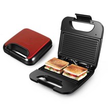 파니니 양면 그릴전기 샌드위치 메이커 750W 그릴 플레이트 요리 주방 가전 아침 식사 와플 기계 비 스틱, 01 Sandwich Maker_03 AU, 1개