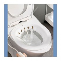 버블 접이식 가정용 좌욕기/좌욕기/좌욕/수동비데/접이식좌욕기/온욕기, 그레이