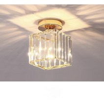 2023 홈바 테이블 현대 LED 천장 조명 거실 복도 전면 베란다 홈 장식 램프 유리 미니멀리스트 전등, 04 Style B Gold_03 No bulbs