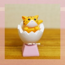 키캡 키보드 귀여운 고양이 만화 기계식 보드 액세서리 맞춤 체리 mx 장인 핑크 pbt, 12번