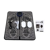 Tens Fisioterapia 발 마사지 매트 Massageador Pes 근육 전기 EMS 건강 관리 휴식 Terapia Fisica Salud, 02 Pads