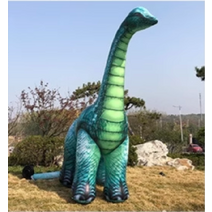 공룡 공기 조형물 브라키오사우르스 공기풍선 에어풍선 에어바운스 초식공룡 둘리엄마 쥬라기, 높이 4미터 (송풍기 포함)