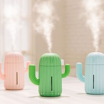 선인장 USB 무선 충전식 미니 가습기 ver.2 W2A7DAD, 쿠팡 스카이블루_USB아답터, 쿠팡 본상품선택
