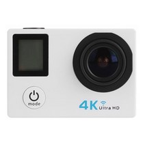 유프로 가성비 와이파이 방수 미니 4k 액션캠, 유프로 FP모델 화이트 + 8GB 메모리
