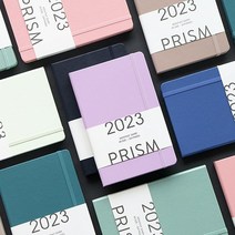 인디고 2023 프리즘 먼슬리 다이어리 날짜형 25절 월간, 피치